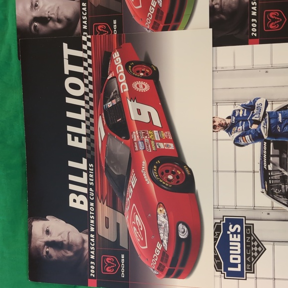 Nascar Mini Poster Bundle Some Signed by Drivers - Picture 2 of 16